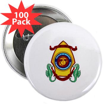 CL - M01 - 01 - Marine Corps Base Camp Lejeune - 2.25" Button (100 pack) - Click Image to Close